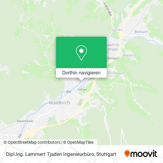 Dipl.Ing. Lammert Tjaden Ingenieurbüro Karte