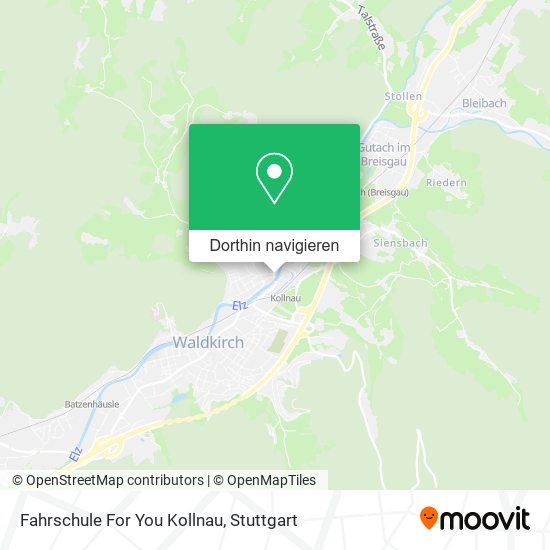 Fahrschule For You Kollnau Karte
