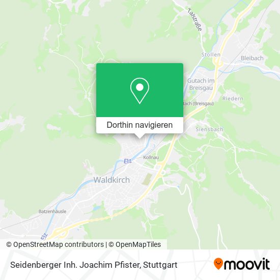 Seidenberger Inh. Joachim Pfister Karte