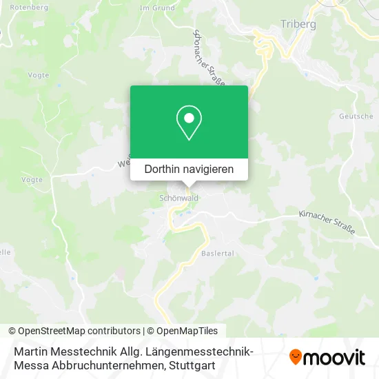 Martin Messtechnik Allg. Längenmesstechnik- Messa Abbruchunternehmen Karte