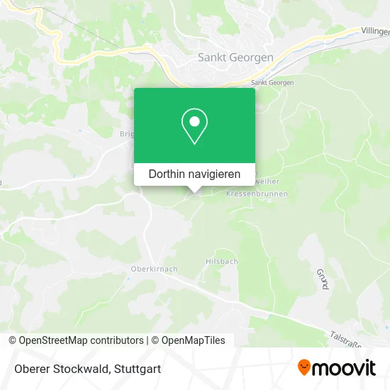 Oberer Stockwald Karte