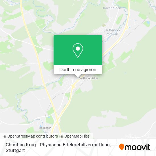 Christian Krug - Physische Edelmetallvermittlung Karte