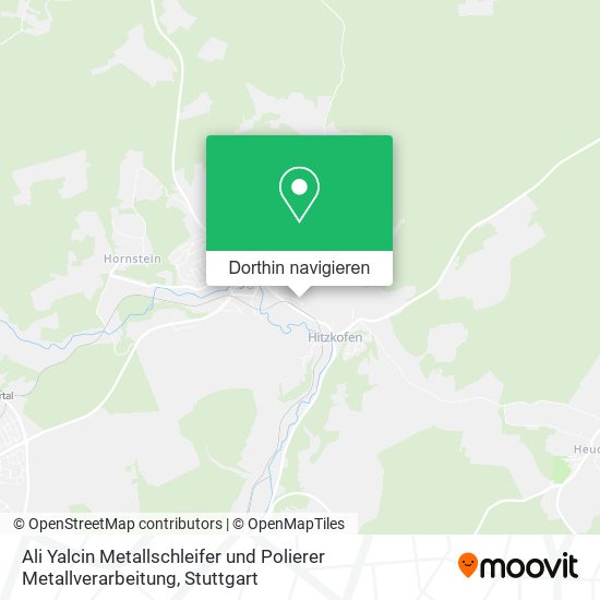 Ali Yalcin Metallschleifer und Polierer Metallverarbeitung Karte