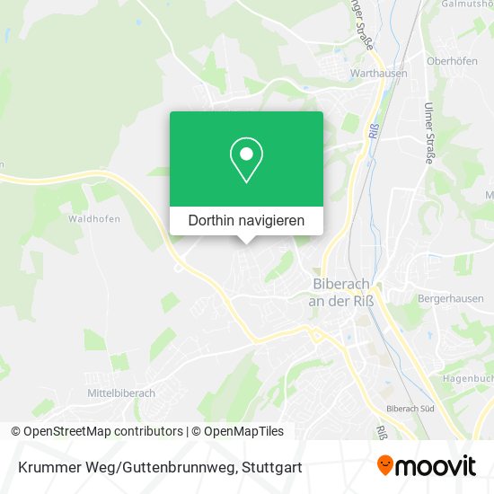 Krummer Weg/Guttenbrunnweg Karte