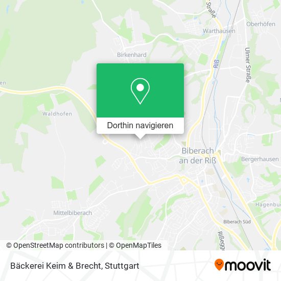 Bäckerei Keim & Brecht Karte