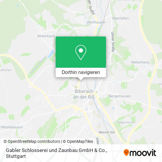 Gabler Schlosserei und Zaunbau GmbH & Co. Karte