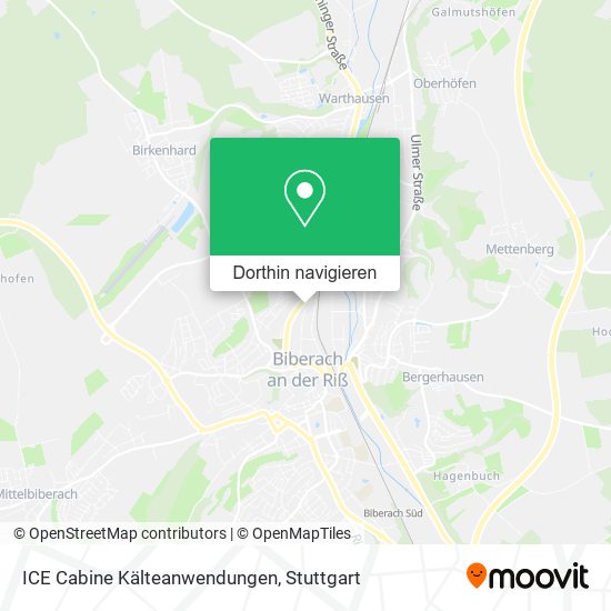 ICE Cabine Kälteanwendungen Karte