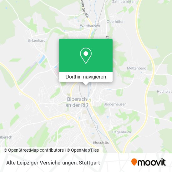 Alte Leipziger Versicherungen Karte