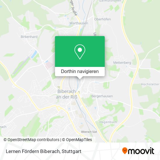 Lernen Fördern Biberach Karte