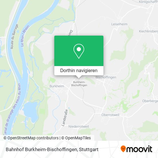 Bahnhof Burkheim-Bischoffingen Karte