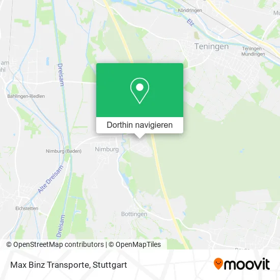 Max Binz Transporte Karte