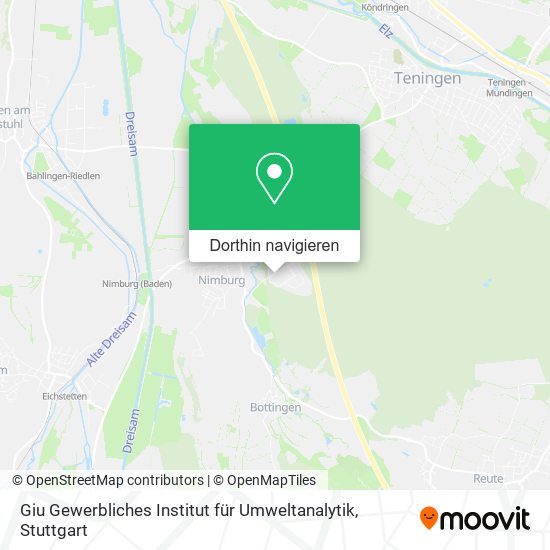 Giu Gewerbliches Institut für Umweltanalytik Karte
