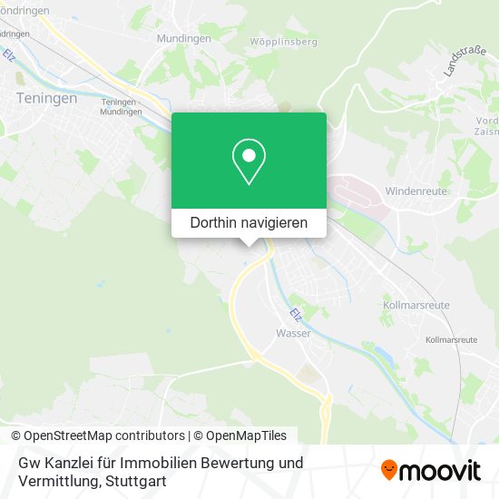 Gw Kanzlei für Immobilien Bewertung und Vermittlung Karte