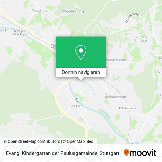 Evang. Kindergarten der Paulusgemeinde Karte