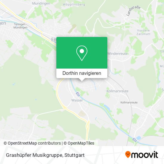 Grashüpfer Musikgruppe Karte