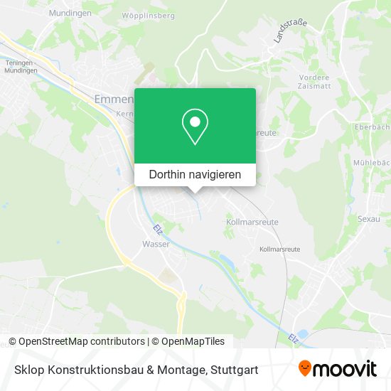 Sklop Konstruktionsbau & Montage Karte