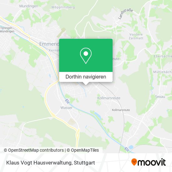 Klaus Vogt Hausverwaltung Karte