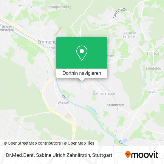Dr.Med.Dent. Sabine Ulrich Zahnärztin Karte