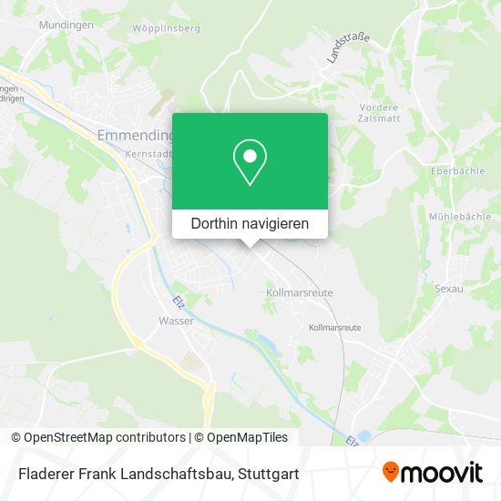 Fladerer Frank Landschaftsbau Karte