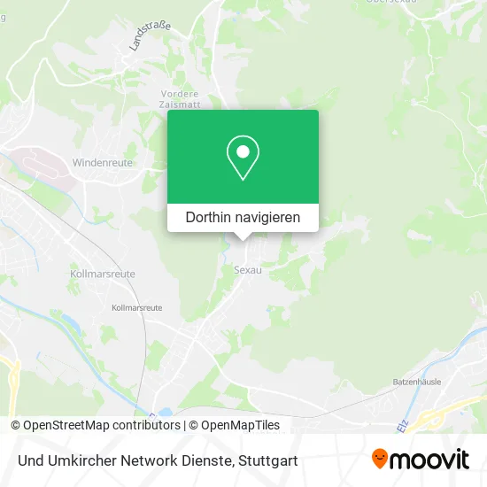 Und Umkircher Network Dienste Karte