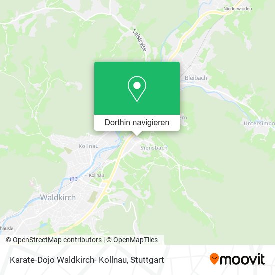 Karate-Dojo Waldkirch- Kollnau Karte