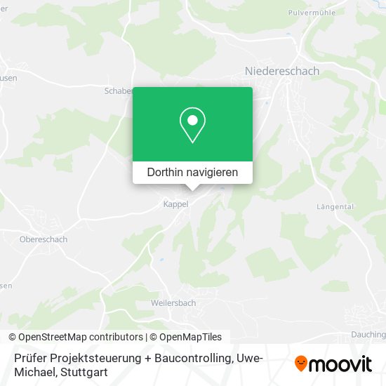 Prüfer Projektsteuerung + Baucontrolling, Uwe-Michael Karte