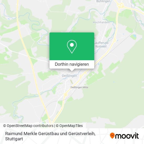 Raimund Merkle Gerüstbau und Gerüstverleih Karte