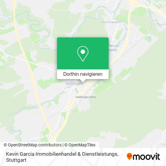 Kevin Garcia Immobilienhandel & Dienstleistungs Karte