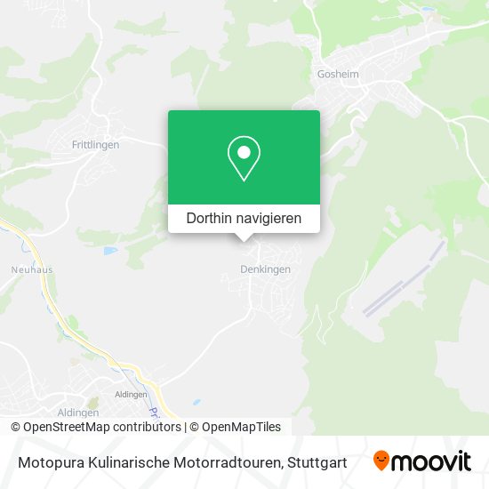 Motopura Kulinarische Motorradtouren Karte