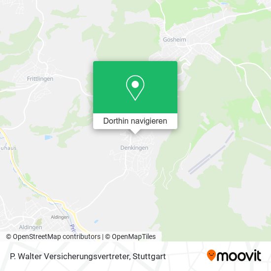 P. Walter Versicherungsvertreter Karte