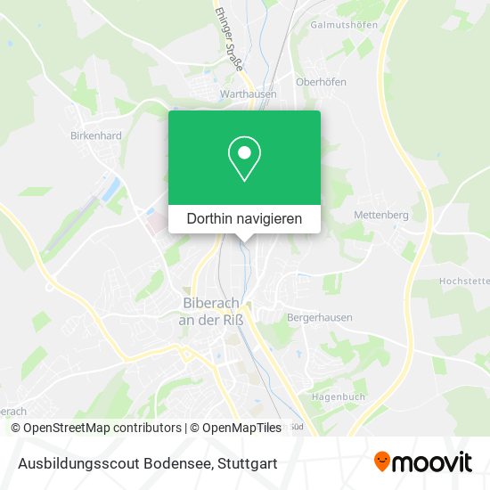 Ausbildungsscout Bodensee Karte