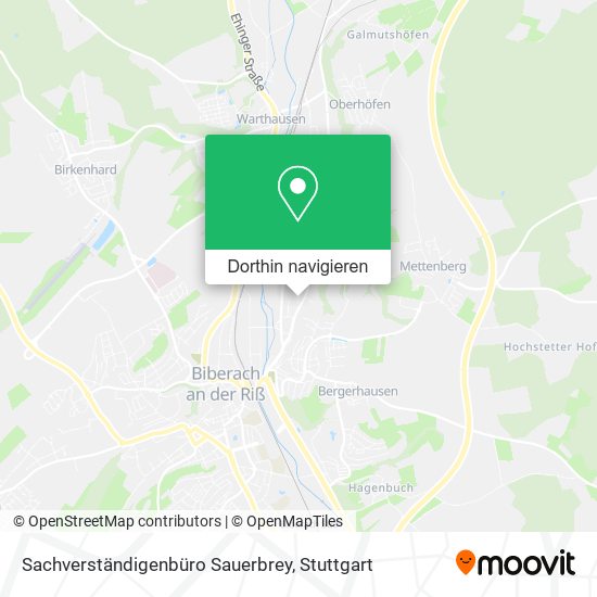 Sachverständigenbüro Sauerbrey Karte