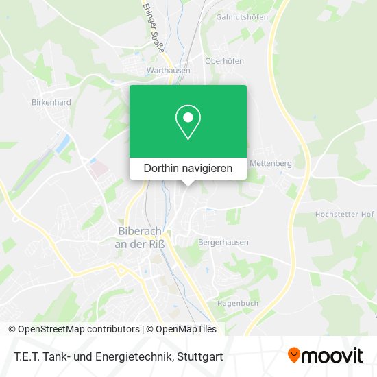 T.E.T. Tank- und Energietechnik Karte