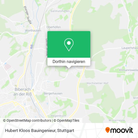 Hubert Kloos Bauingenieur Karte