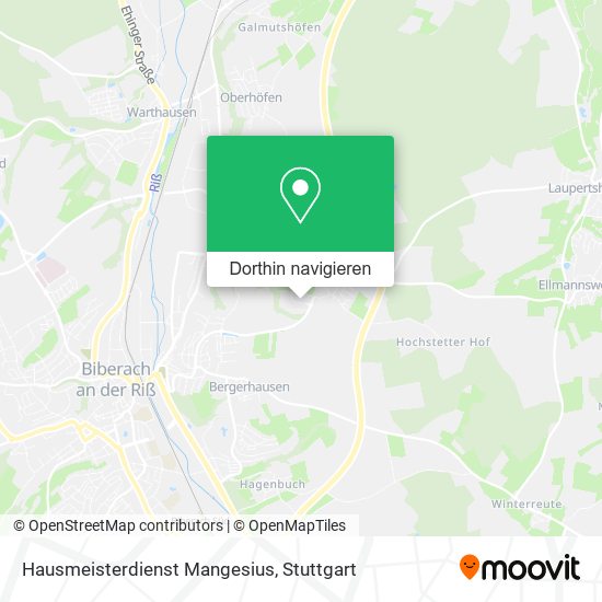 Hausmeisterdienst Mangesius Karte