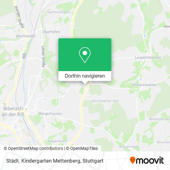 Städt. Kindergarten Mettenberg Karte