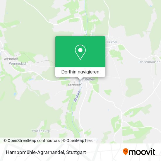 Hamppmühle-Agrarhandel Karte