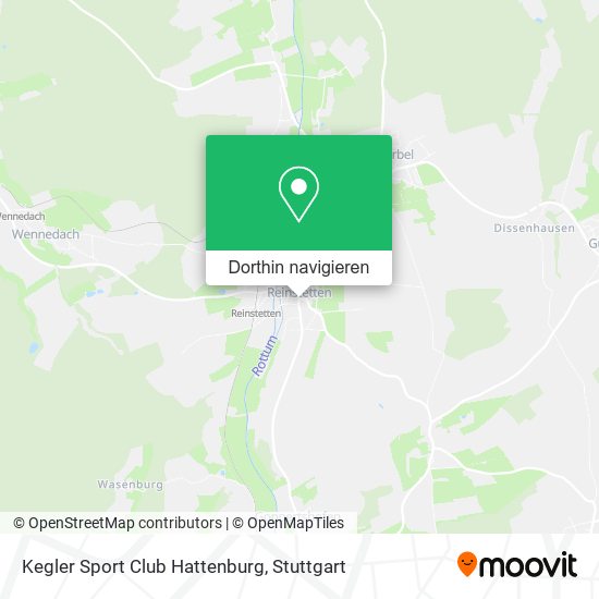 Kegler Sport Club Hattenburg Karte