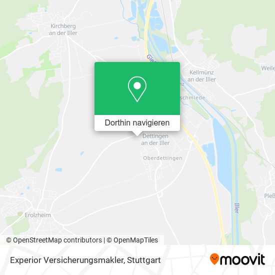 Experior Versicherungsmakler Karte