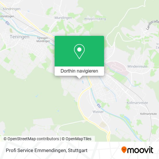 Profi Service Emmendingen Karte