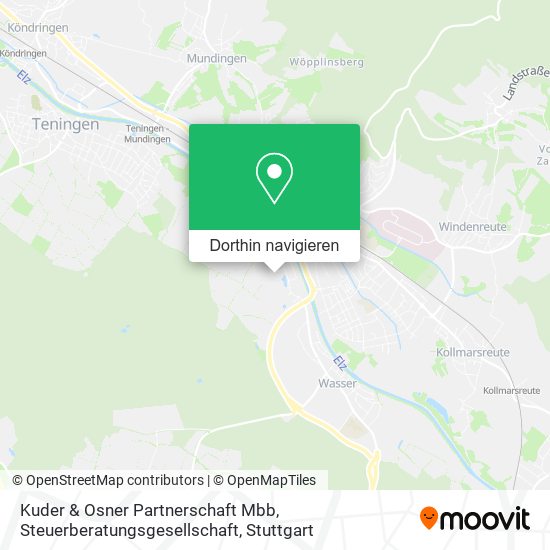 Kuder & Osner Partnerschaft Mbb, Steuerberatungsgesellschaft Karte