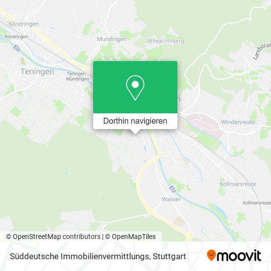 Süddeutsche Immobilienvermittlungs Karte