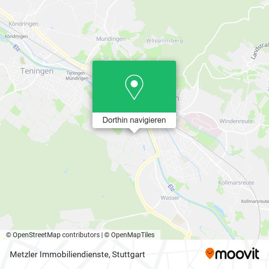 Metzler Immobiliendienste Karte