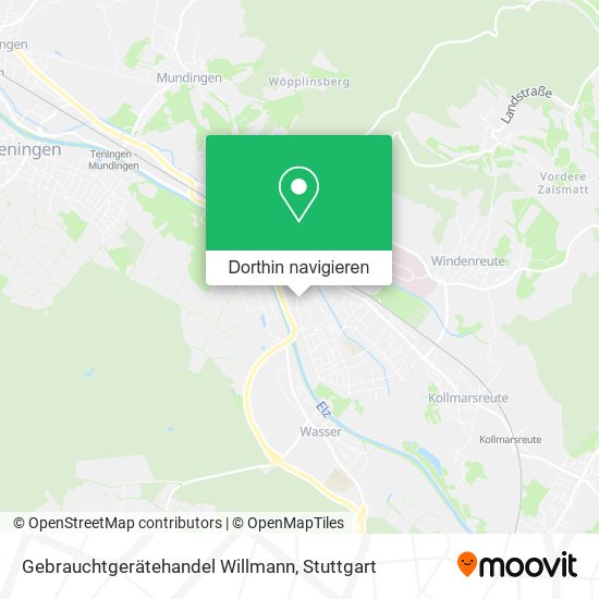 Gebrauchtgerätehandel Willmann Karte
