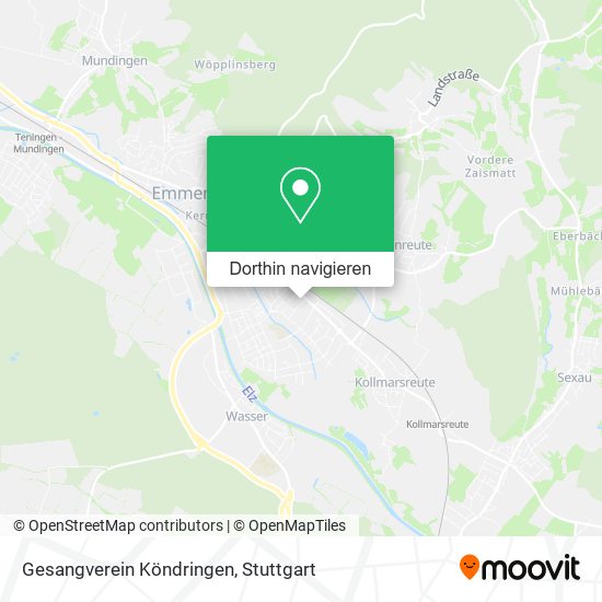 Gesangverein Köndringen Karte
