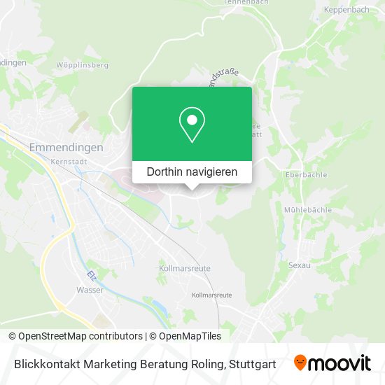 Blickkontakt Marketing Beratung Roling Karte