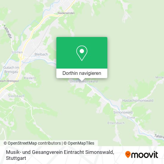 Musik- und Gesangverein Eintracht Simonswald Karte