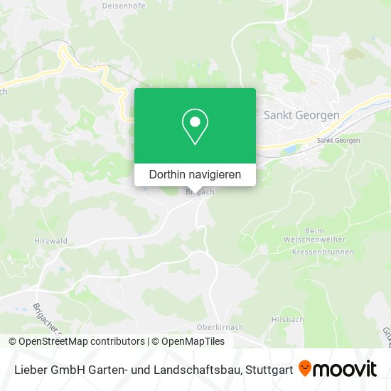 Lieber GmbH Garten- und Landschaftsbau Karte