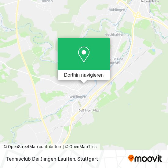 Tennisclub Deißlingen-Lauffen Karte