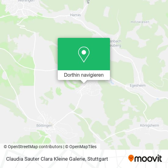 Claudia Sauter Clara Kleine Galerie Karte